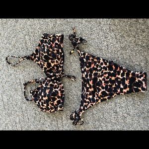 Cheetah print bikini